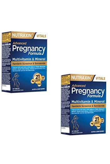 Nutraxin Avançé Formula Gebek 30 Tablets Set of 2