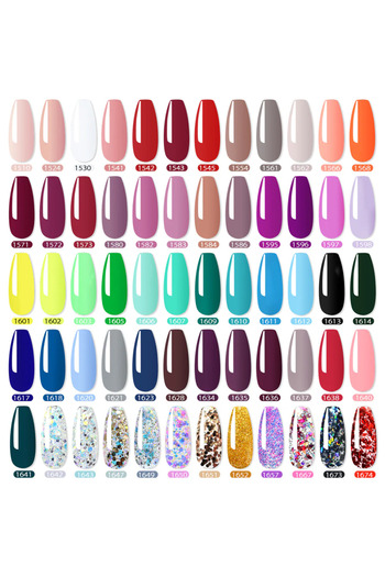 Venalisa 60'lı Set Gel Paint Nail Art Çizim Boyası 60 Renk
