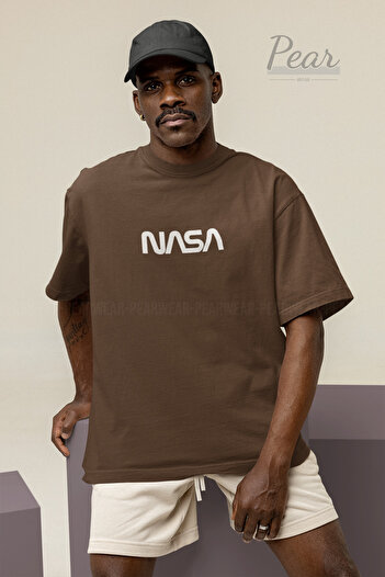Pear Wear Унісекс футболка з принтом NASA Oversize