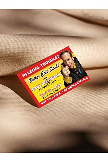 Namgo Better Call Saul - بطاقة صور Goodman، وبطاقة العمل، وإكسسوارات الهاتف والمحفظة