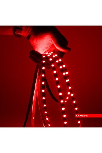ACK Şerit Led 60 Led'li Kırmızı Işık 12 VOLT 5 Metre As01-00804