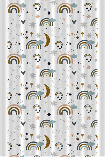 Bertille Home Дитяча та дитяча кімната Фонова штора Одинарна (Child Room Curtain)