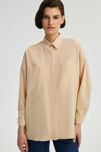 Touché Privé Viscose Clamshell Shirt