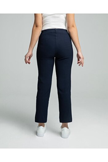 Monmark Mony Cropped Viskon Lacivert