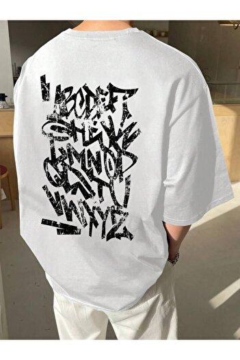 AFROGİYİM Custom Design Men's Oversize T-shirt - Front and Back Printed