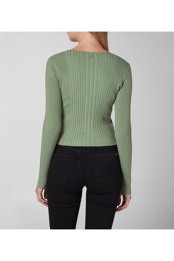 Guess ALLIE LS CARDI SWTR - Women's Blouse