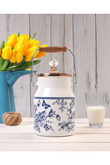 Miss Betty Enamel Authentic 2 Lt Copper Blue Life