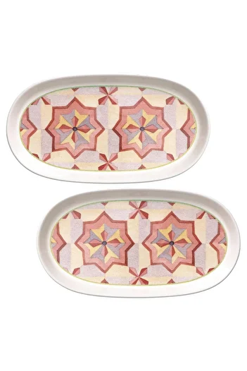The Mia Dolce Vita 2-Piece Oval Serving Set - 29 cm