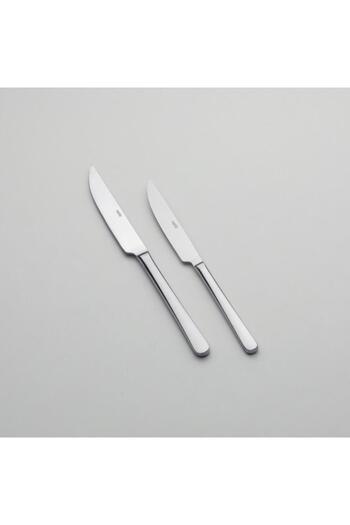Nehir Sultan 12-Piece 2-Size Dining and Dessert Knife Set - 6 Person