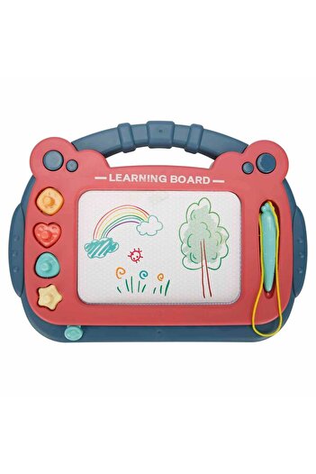 Edu Sun 2in1 Manyetik Yazı Tahtası - Koyu Pembe