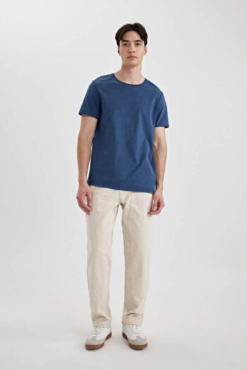 DeFacto Футболка з коротким рукавом Tisort Regular Fit Crew Neck з коротким рукавом