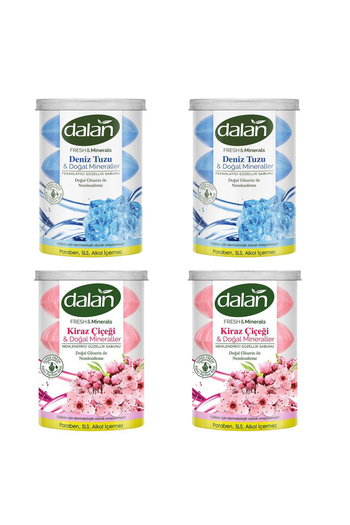 Dalan Cherry Blossom and Sea Salt Soap - X4