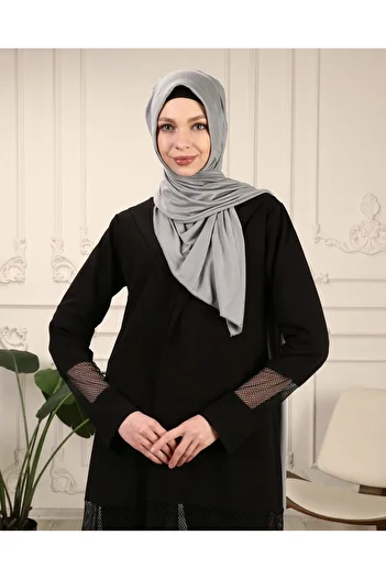DİLNUVAR 70*180 CM Practical Combed Cotton Shawl