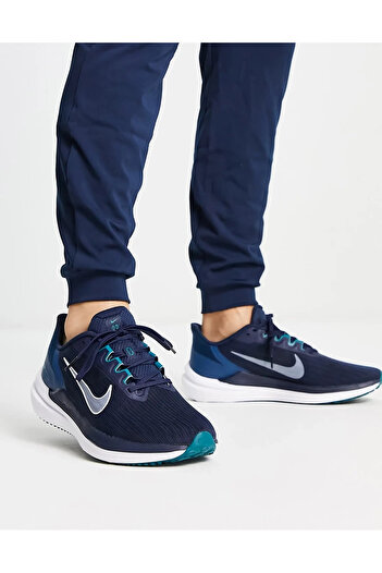 Nike Αθλητικά παπούτσια για τρέξιμο Air Winflo 9 Blue Black Unisex