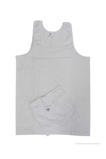 PATRON 2-Piece Men's Efe Star Oversize 100% Cotton Flexible Undershirt