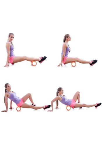 Boldy Exercise Roller - Foam Roller - Massage Roller - Warm-Up Roller - Yoga Roller - Pilates Roller 31X10 cm