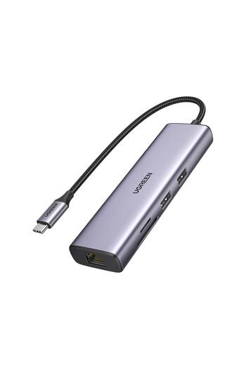 Ugreen Hdmı 1000mbps Gigabit Ethernet Kart Okuyucu Usb Çoklayıcı Hub Adaptör
