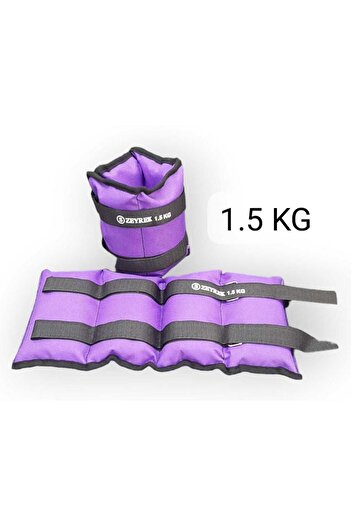 S ZEYREK 1,5 kg × 2 buc. Total 3 kg. Set de greutăți pentru întărirea mușchilor pentru încheietura mâinii.