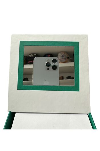 ORANLI PROMOSYON Mirrored Video Note Holder - Desktop Openable and Closable