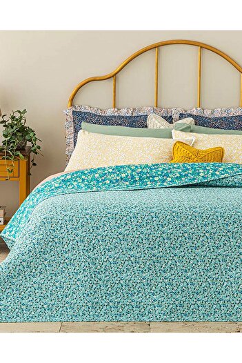 English Home Green Single Fresh Blossom Cover - Multi-Purpose