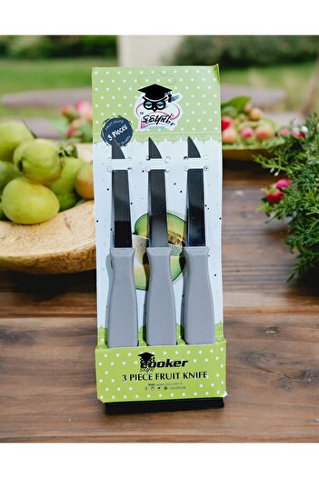 SEYFİKİRTASİYE Fruit Bias Patterned 3-Piece Plastic Body Set