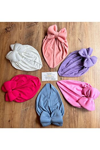 UmBaby 6/18 Penye Kız Bebek Bone Bandana 6 Renk