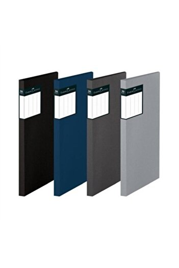 Faber Castell Faber-castell 30 Sheets Gray Blue Black Presentation File - Cover Patterned