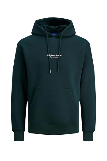 Jack & Jones Jorvesterbro Бавовняний чоловічий світшот - з капюшоном, вільний крій SWEAT 12241687