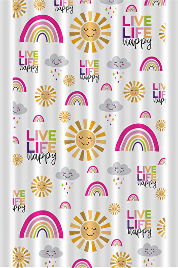 Bertille Home Дитяча та дитяча кімната Фонова штора Одинарна (Child Room Curtain)