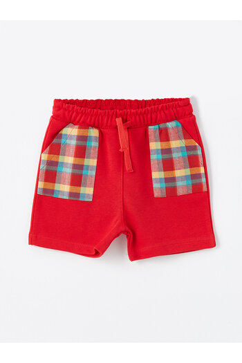 LC Waikiki Printed Elastic Waist Shorts for Baby Boy