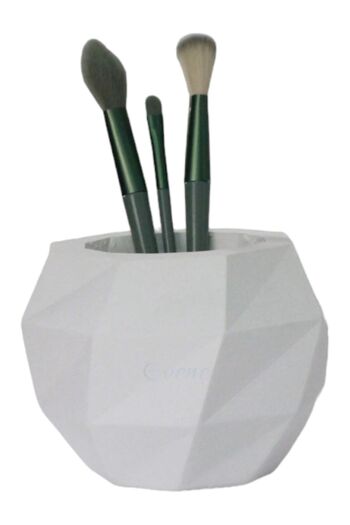 Evene White Color Makeup Organizer - Brush Holder Organizer Model 20