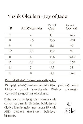 Joy of Jade Dareen Petite Yüzük 1 Mikron 18 Ayar Altın Kaplama (925 Ayar Gümüş Üzerine)