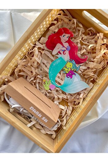 mogokids Deniz kılı  bebek çocuk odası masa lambası  aydınlatma isimli