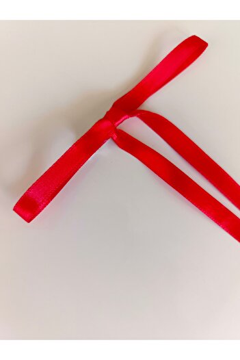 NİLZ Satin Figured Ribbon Collet - Buckle