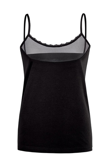 Şahin 3 Pieces Lycra String Straps Women's Tulle Undershirt - 95% Cotton 5% Lycra