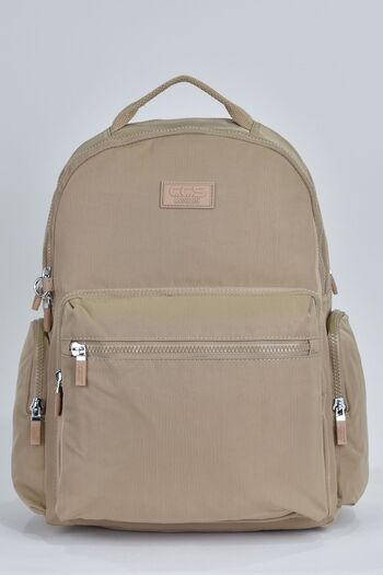 ELATAE Unisex Multi-Eye Daily Travel School Backpack 17295