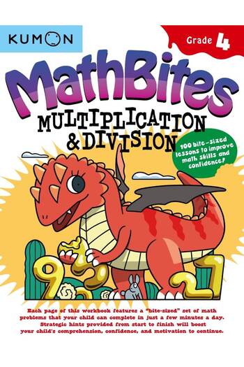 Kumon Publishing Kumon Math Bites: clase de dimensiuni mici pentru clasele 4-100 pentru îmbunătățirea abilităților matematice