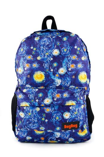 AlpCollection Van Gogh Unisex Digital Printed Starry Night Patterned Daily School Backpack