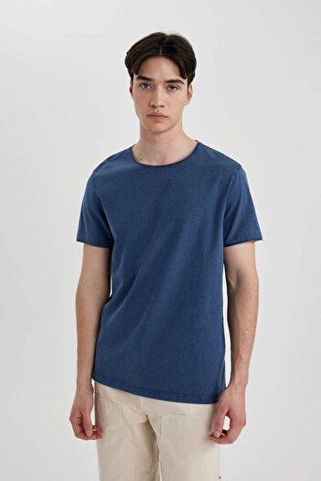 DeFacto Футболка з коротким рукавом Tisort Regular Fit Crew Neck з коротким рукавом