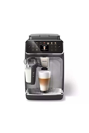 Philips 4400 Serisi LatteGo Tam Otomatik Espresso Makinesi, 12 Sıcak ve Soğuk İçecek, QuickStart, EP4446/70