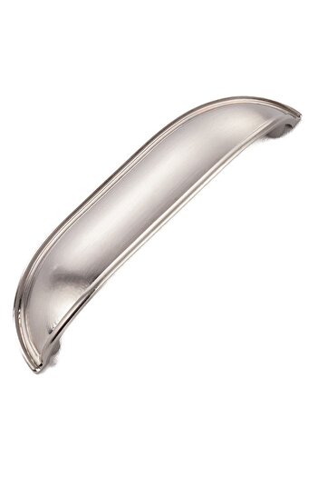 KOÇSAN Mâner Midye Inox 96 Mm Mobilier Bucătărie Country de Lux Mâner Sertar Dulap