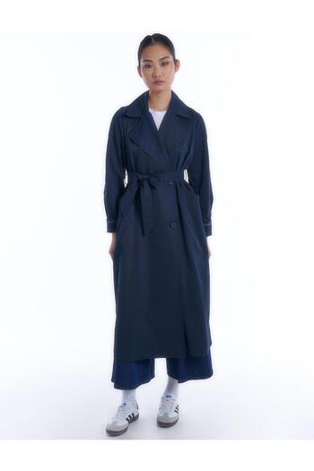 Kayra Adjustable Waist Cap Dark Navy Blue