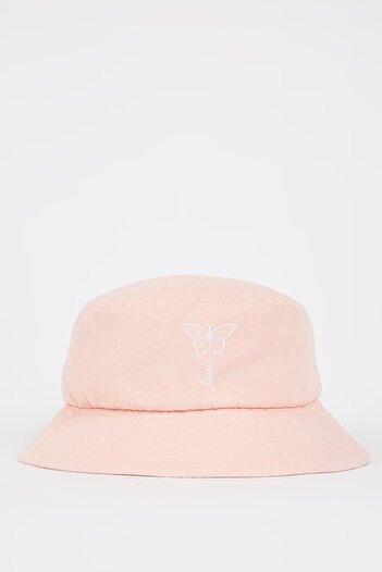 DeFacto Embroidery Detailed Women's Bucket Hat - X3203az22sm
