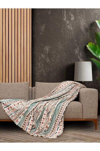 Latuda Concept Κάλυμμα καναπέ με έθνικ σχέδιο Softmicro 130x180 cm - Κουβέρτα Boho Shawl and Sofa