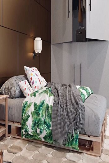 Loolpi Home Doğal Ahşap Palet Karyola Yer Yatağı Tek Ve Çift Kişilik Tüm Ölçülerde
