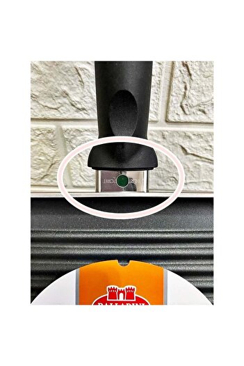 Jenisa 27 cm Teflon Coated Square Egg Sauce Frying Pan with Heat Indicator