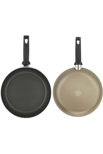 Jenisa Teflon Coating 20 cm Frying Grill Egg Sauce Pan with Heat Indicator