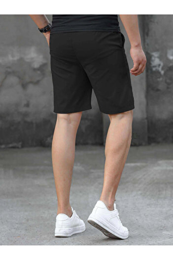 De Carte Superboy Printed - Men's Black Relax Shorts