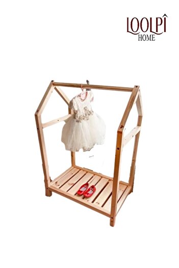 Loolpi Home Montessori Askılık Elbise Askısı