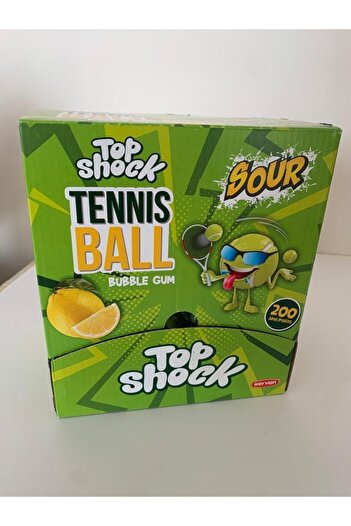 Kervan Topshock Tennis Ball 200 Pack Sour Gum